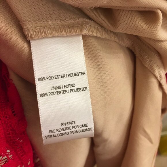 Julian Taylor Red Lace Dress - Picture 8 of 8